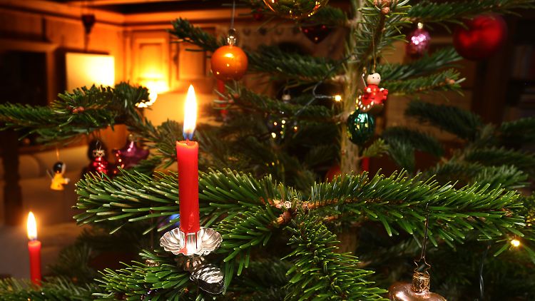 Der Mann wollte sich die besinnliche Weihnachtszeit wohl möglichst lang erhalten.