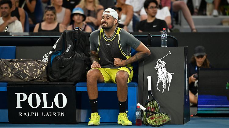 Schmerzen und nicht mehr: Das Ende von Nick Kyrgios.