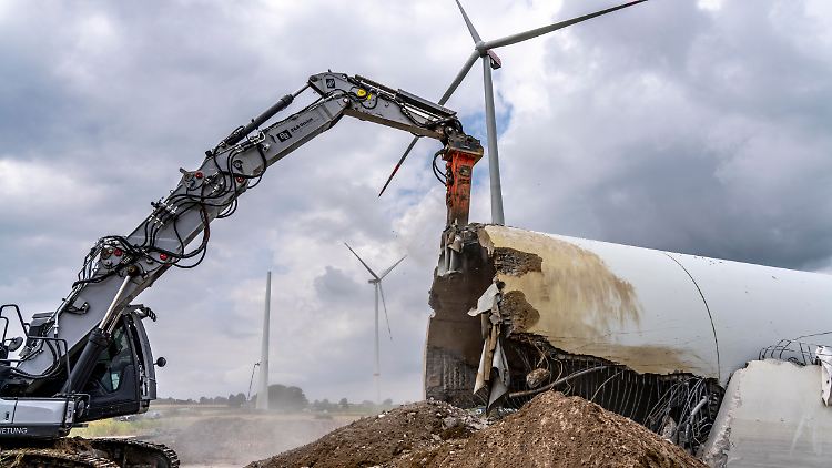 Neue Siemens Energy-Windräder in einem alten Windpark. Der steile Kursanstieg bei dem Konzern nach langer Krise überraschte die Leerverkäufer offenbar. 