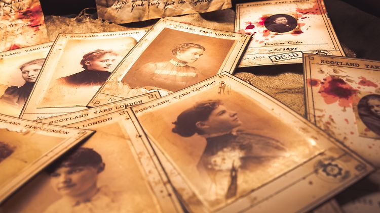 Eine Collage mit Bildern mutmaßlicher Opfer von Jack the Ripper. Die Zahlen schwanken enorm. Einige Quellen rechnen ihm fünf, andere sogar zwölf tote Frauen zu. 