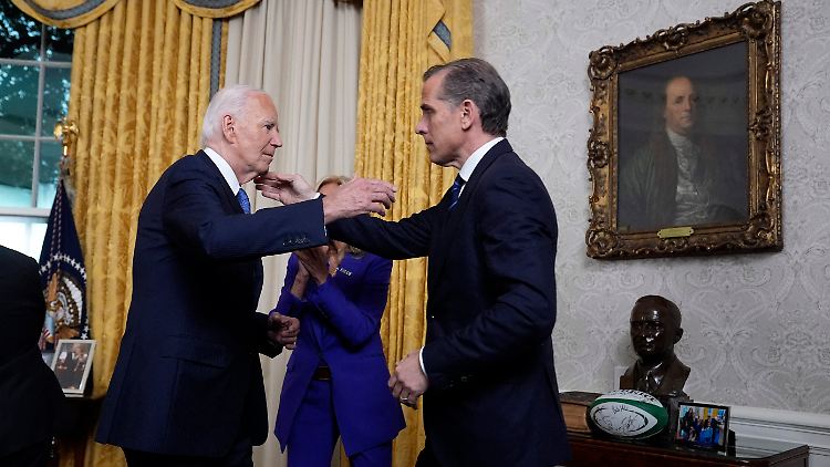 Biden begnadigte seinen Sohn Hunter.