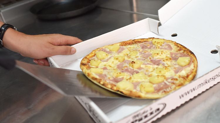 Pizza Hawaii liefert "Lupa Pizza" in Norwich nur äußerst widerwillig.