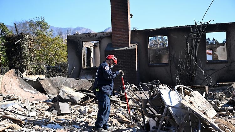 Die Zerstörung in Altadena ist groß. 