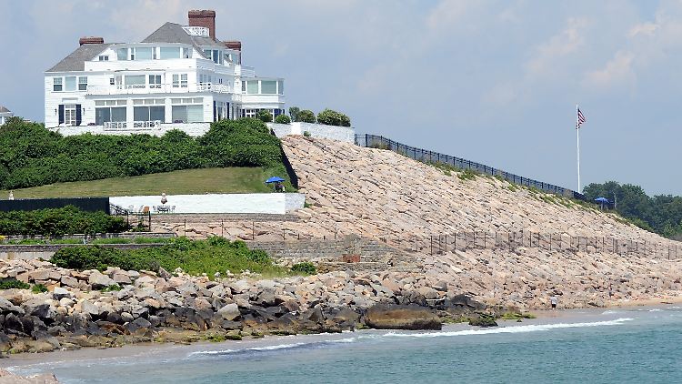 Bescheidenes Hüttchen: Taylor Swifts Anwesen in High Watch auf Rhode Island.