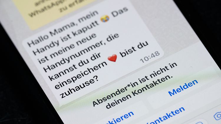 Würde ein echtes Kind wirklich "Hallo" schreiben? Skepsis bei solchen Nachrichten ist angebracht.