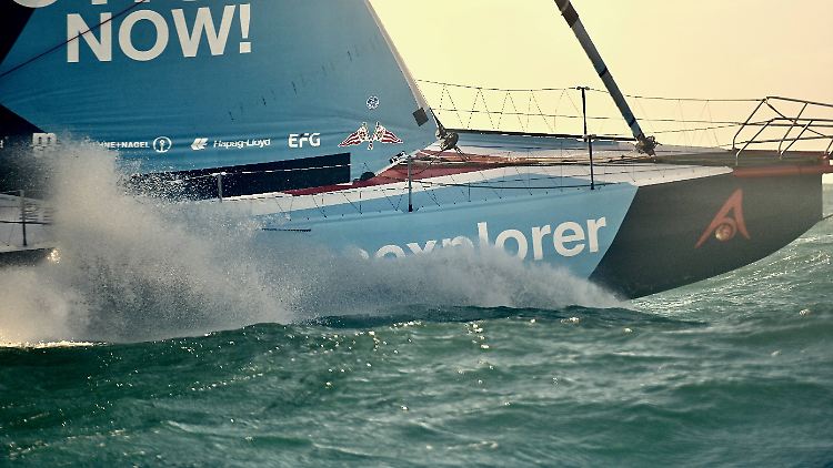 Boris Herrmanns Malizia-Seaexplorer bei der Vendée Globe im vergangenen Jahr.