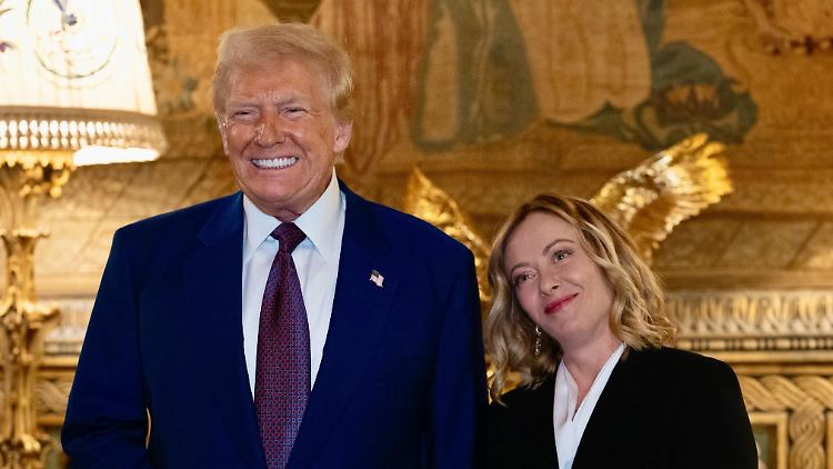 Meloni und Trump trafen sich bereits im Januar.