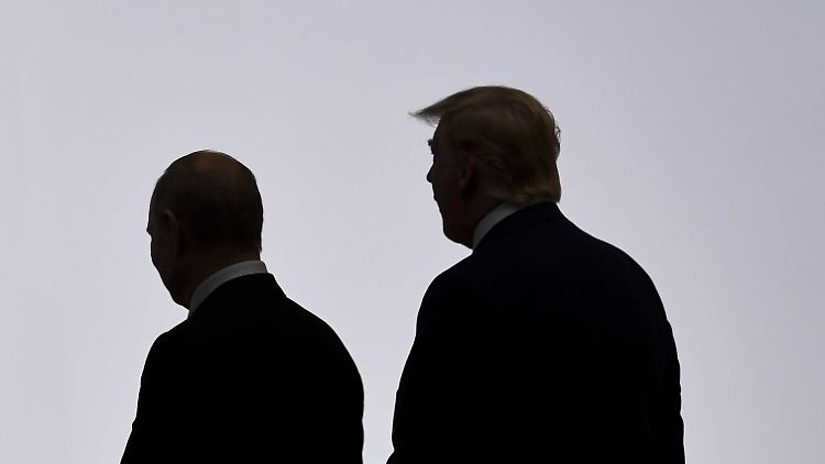 Kommt es bald wieder zu einer Annäherung? Putin und Trump beim G7-Gipfel in Japan im Juni 2019