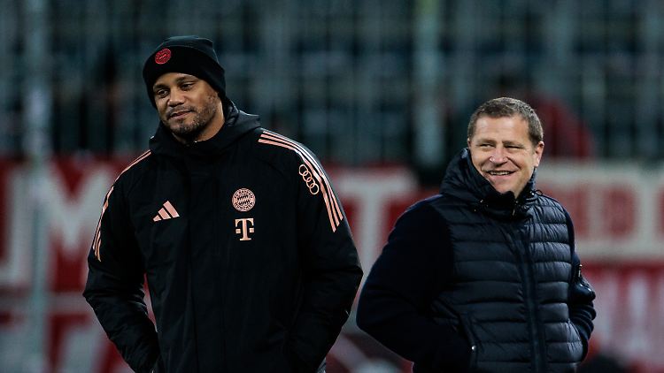 Sie hätten gerne Klarheit: Kompany und Eberl.