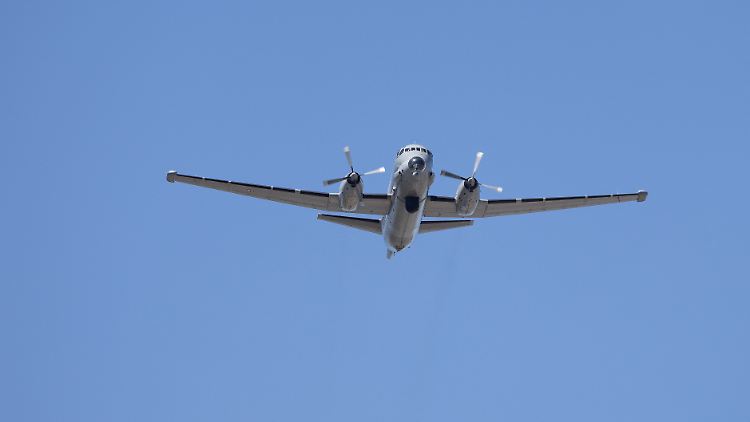 Ein französischer Seeaufklärer vom Typ Breguet Atlantique 2 im Einsatz. 