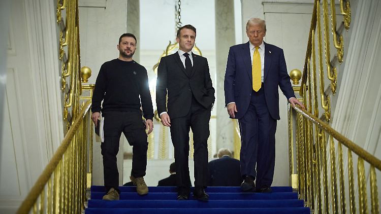 Trump und Selenskyj trafen sich bereits Anfang Dezember, als der alte und neue US-Präsident zur Wiedereinweihung von Notre-Dame in Paris waren.