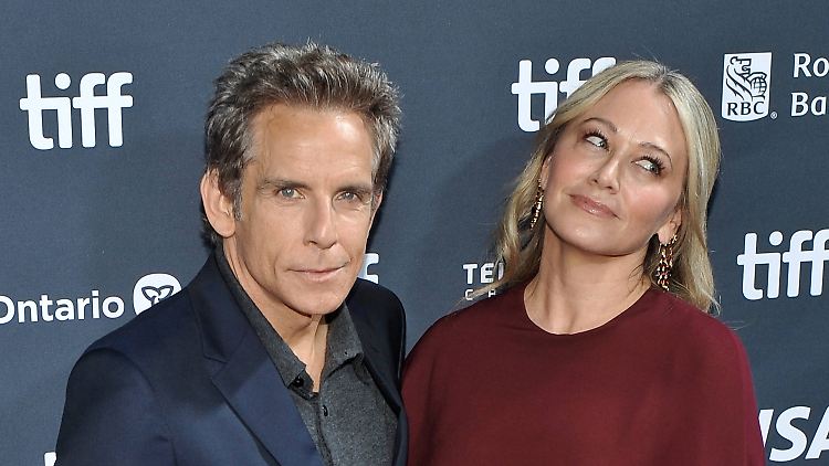 Der Schauspieler und Regisseur Ben Stiller im September mit Ehefrau Christine Taylor in Toronto. 