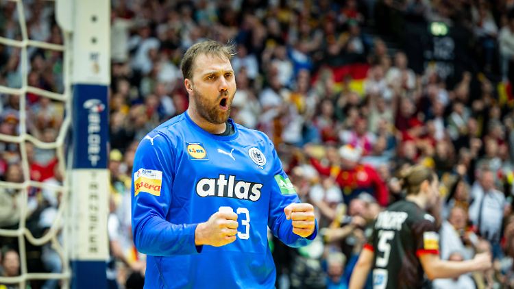 Andreas Wolff rettete seine Mannschaft zum vorzeitigen Gruppensieg.