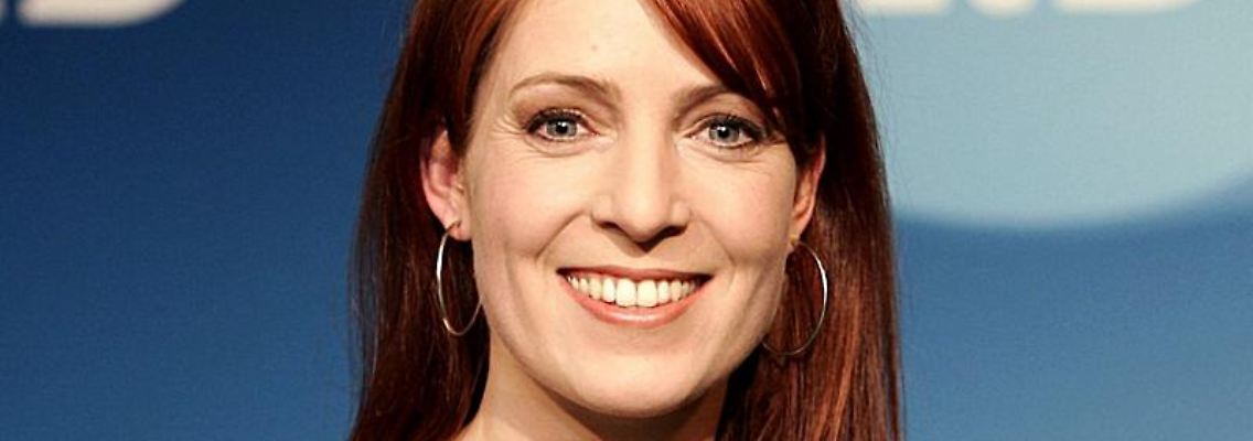 Monica Lierhaus ist Fernsehlotterie-Botschafterin.