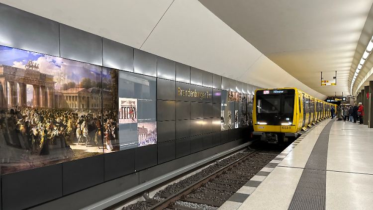 Der tödliche Unfall ereignete sich am U-Bahnhof Brandenburger Tor (Archivbild).