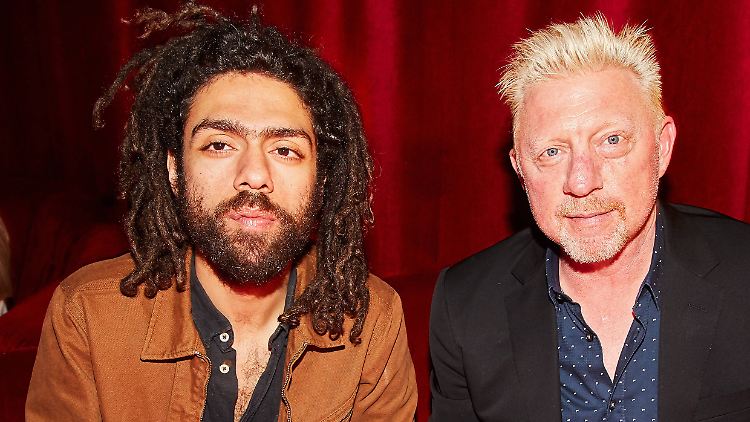 Künstler und Tennis-Ikone: Noah (l.) und Boris Becker.