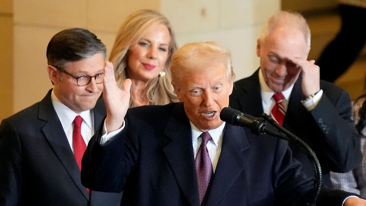 Nach der Rede ist vor der Rede: Trumps zweite Ansprache im Kapitol ist länger und konfuser.