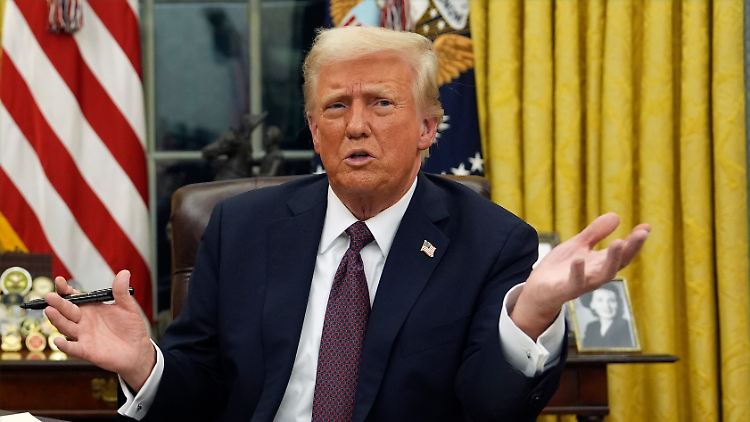 "Es könnte sehr bald sein", sagt Trump auf die Frage nach seinem nächsten Treffen mit Putin. 