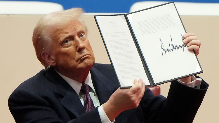 Der Ausstieg aus dem Klimaabkommen gehörte zu Trumps ersten Amtshandlungen. 