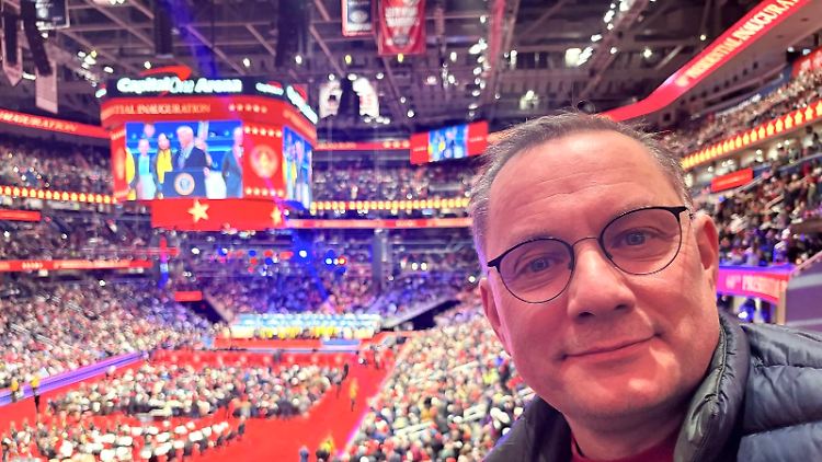 Hatte Mittelrangplätze in der Capital One Arena: Tino Chrupalla.