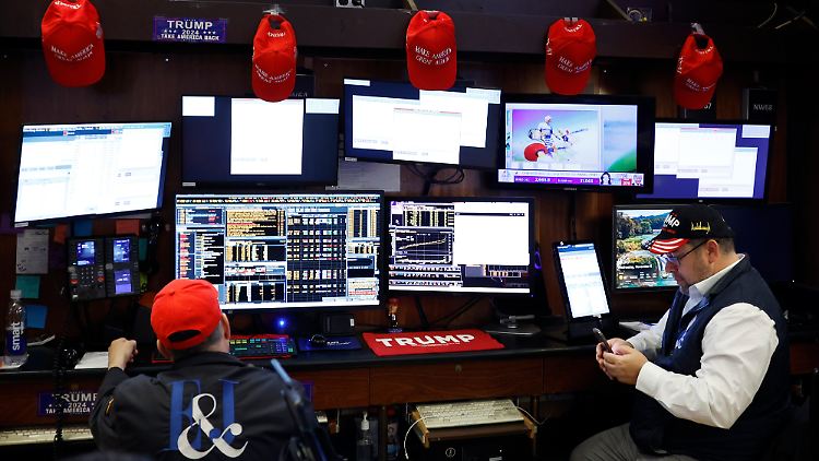 An der Wall Street ist man zufrieden mit Trumps Auftakt.