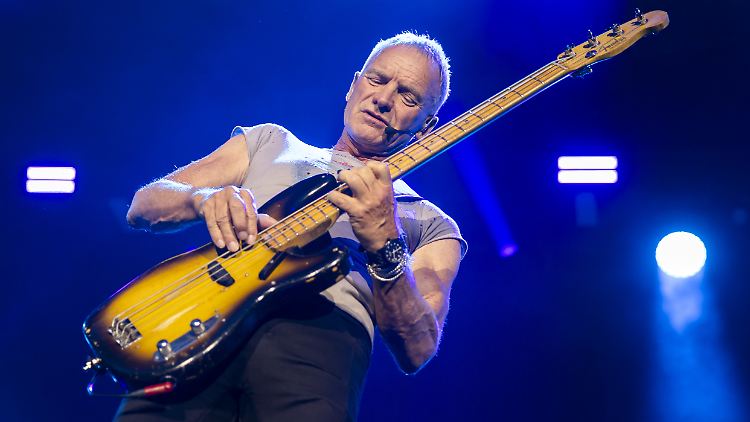 So wird man ihn vorerst nicht zu Gesicht bekommen: Sting.