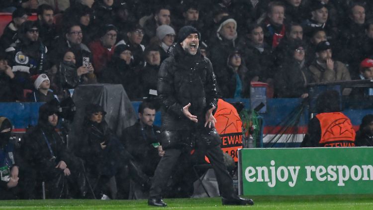 Guardiola war wieder einmal nicht glücklich mit dem Auftritt seiner Citizens.