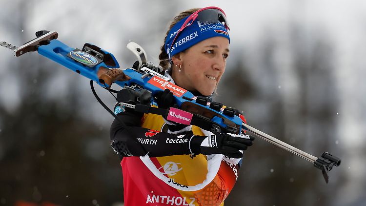 Franziska Preuß unterstrich ihre Topform in Antholz.