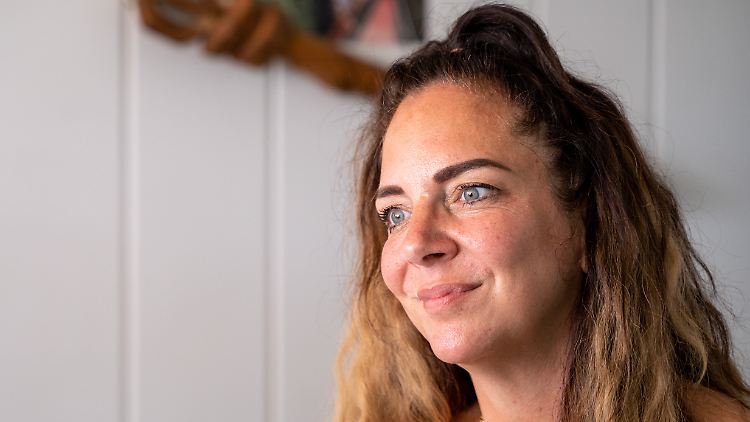 Zum Glück bekam nur ihr Auto einen Kratzer ab: Daniela Büchner.