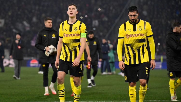 Hängende Köpfe beim BVB.