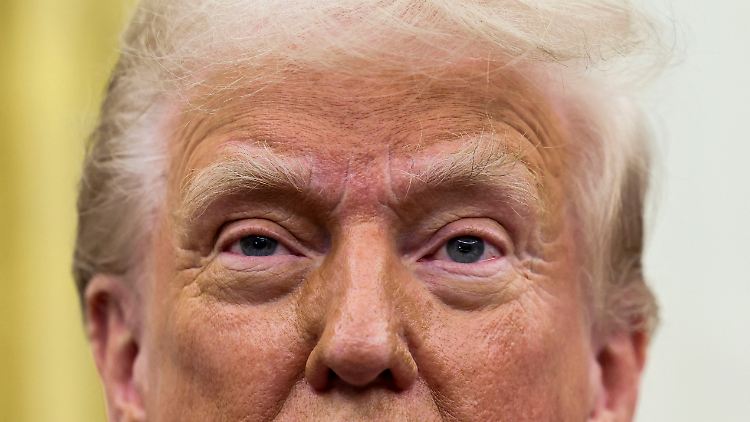 Furiose erste Amtstage seiner zweiten Präsidentschaft: Donald Trump.