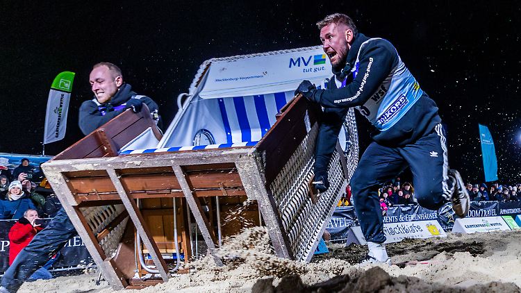 Robin Schulz und Phillip Schmidt (v.l.) machten mit 4,91 Sekunden das Rennen.