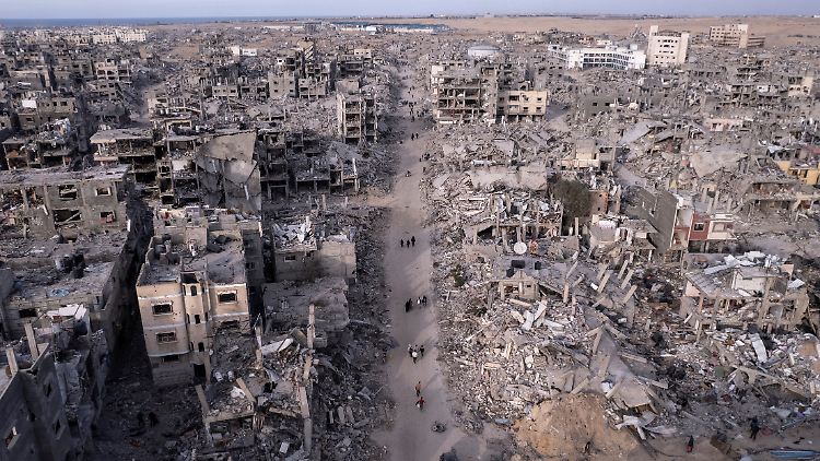 "An einem anderen Ort Wohnungen bauen": Die Stadt Rafah im südlichen Gazastreifen. 