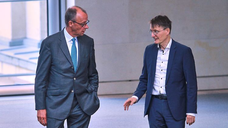 Zwischen Merz und Lauterbach verschärft sich der Ton. 
