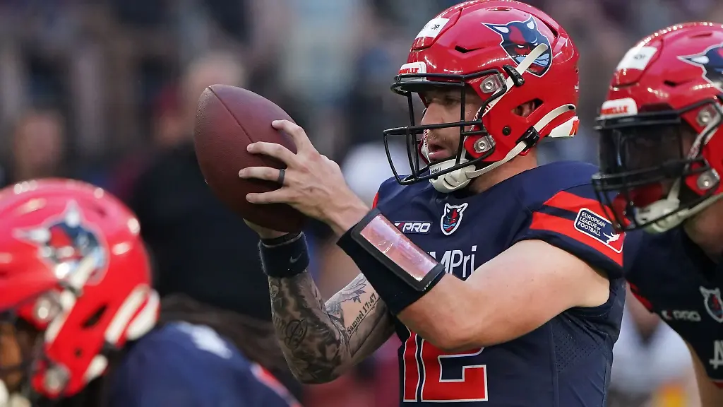 Hamburgs-Quarterback-Preston-Haire-in-Aktion