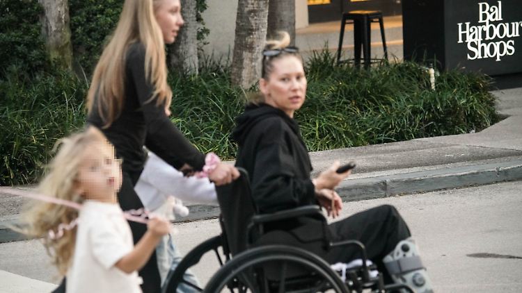 So wurde Anna Kournikova am Wochenende abgelichtet.