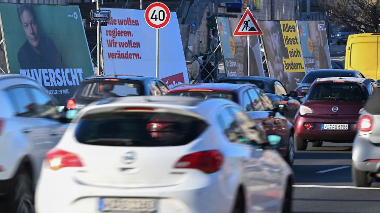 Das Auto und der Verkehr sind auch im Wahlkampf wichtige Themen.