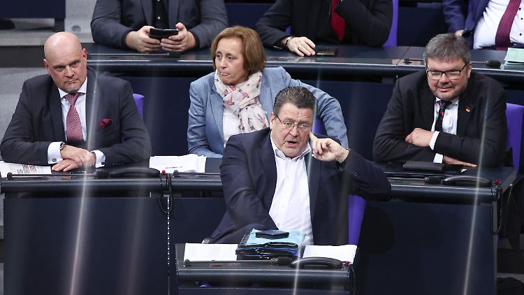 Stephan Brandner und weitere AfD-Abgeordnete zeigen sich empört über das Ansinnen, ihre Verfasungsmäßigkeit prüfen zu lassen.
