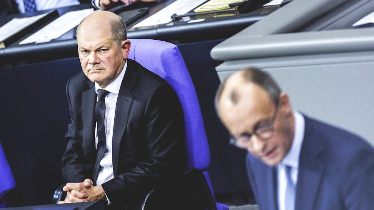 Scholz kritisiert Merz' Vorgehen.