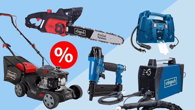 Bei Ebay ist aktuell jede Menge preiswertes Werkzeug der Marke Scheppach im Angebot.