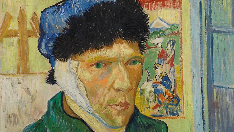 Vincent van Gogh: Selbstporträt.