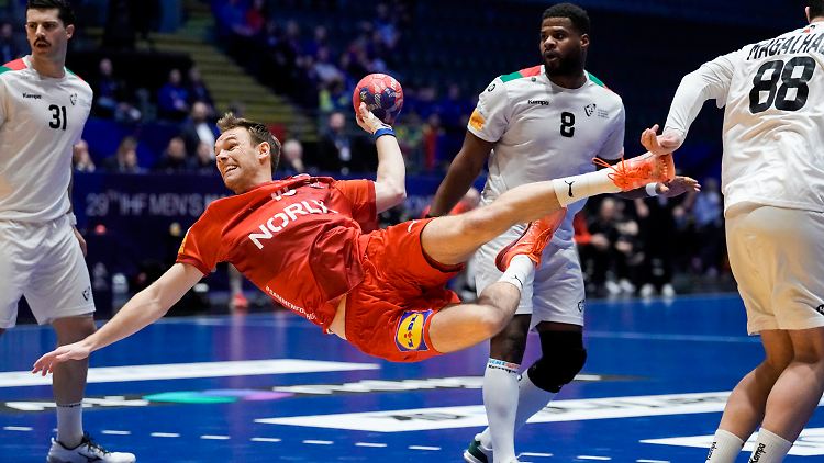 Mathias Gidsel ist einmal mehr der überragende Spieler. 