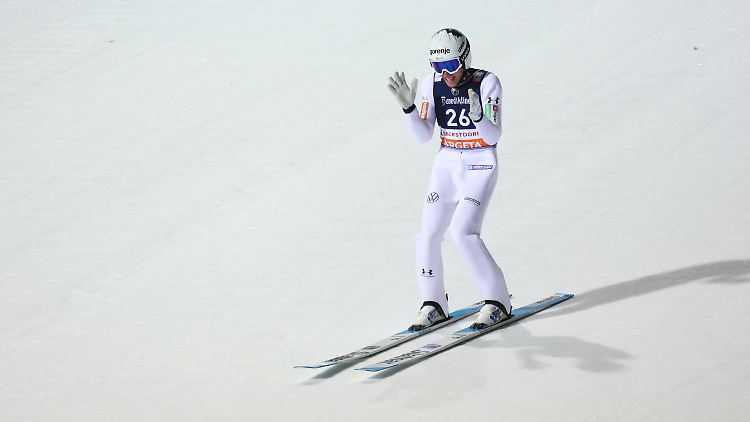 Timi Zajc war in Willingen im ersten Durchgang disqualifiziert worden. 
