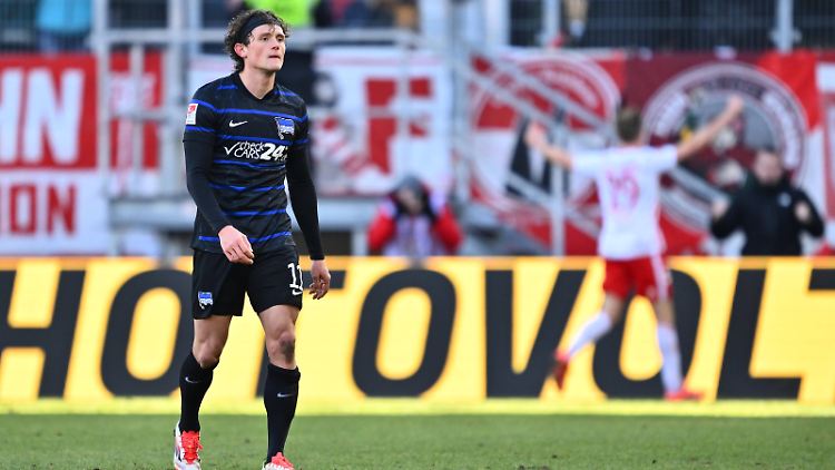 Fabian Reese und Hertha BSC erlebten einen bitteren Nachmittag.