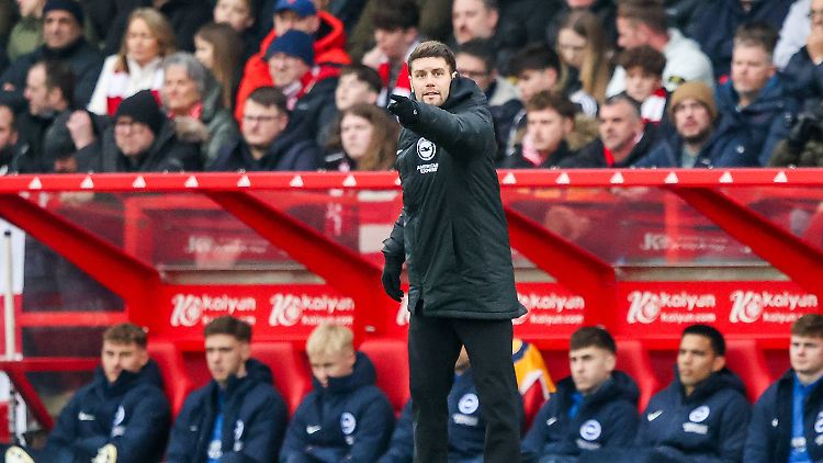 Fabian Hürzeler erlebte einen bitteren Premier-League-Nachmittag.