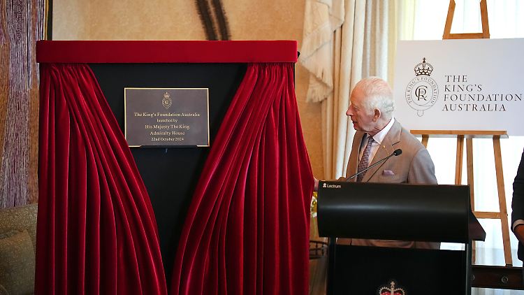 Der König bei einer Veranstaltung der "King's Foundation" im Oktober in Sydney.