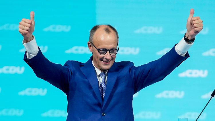 Friedrich Merz zeigte sich trotz der Diskussionen der letzten Tage siegessicher.