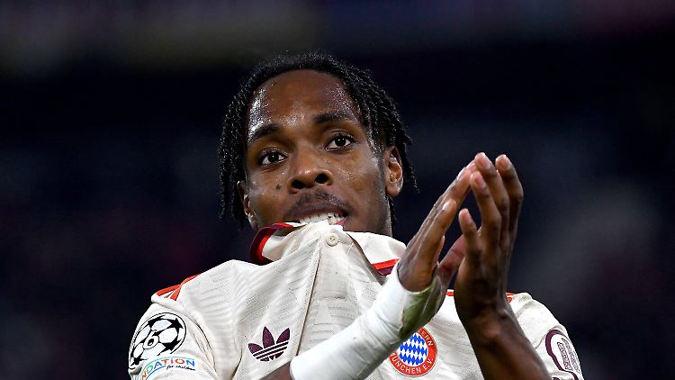 Bleibt er oder geht er? Mathys Tel spielt bis zum Sommer bei Tottenham Hotspurs.