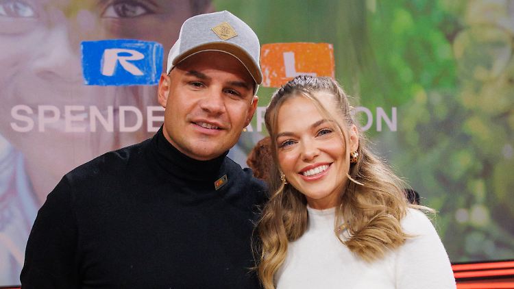 Pietro Lombardi mit seiner Partnerin Laura Maria Rypa.