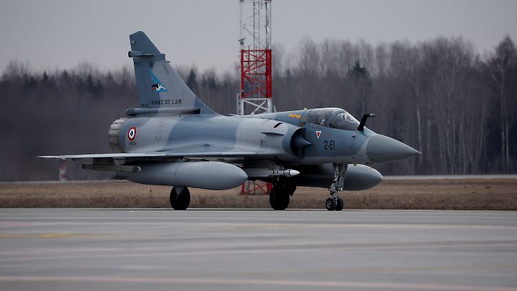 Frankreich setzte seine Mirages auch bei der Sicherung des NATO-Luftraums ein. 